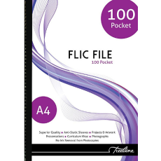 A4 100 Pocket Flic File / Display File